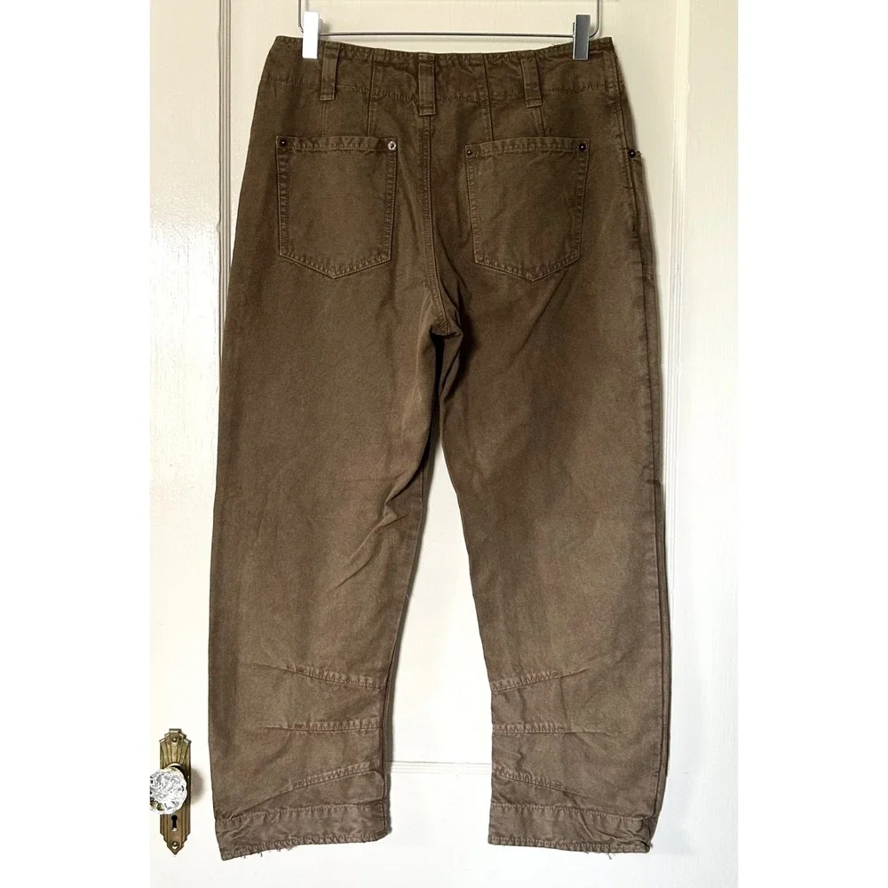 Free People Supersonic Slim Pant Breen 10 Workwear Utility Cargo Spring Y2K‎